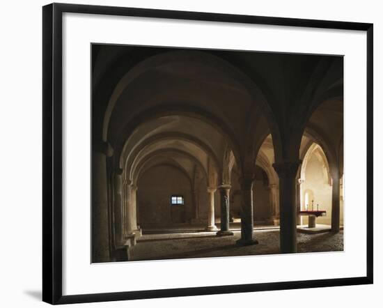 Crypt of Abbey of St John in Venus, Fossacesia, Italy, 12th Century-null-Framed Giclee Print