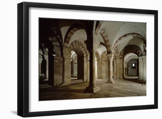 Crypt of Speyer Cathedral, Begun 1030 by Konrad II--Framed Giclee Print