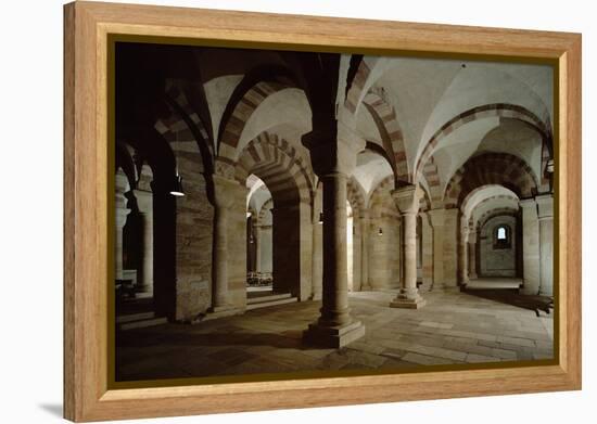 Crypt of Speyer Cathedral, Begun 1030 by Konrad II-null-Framed Premier Image Canvas