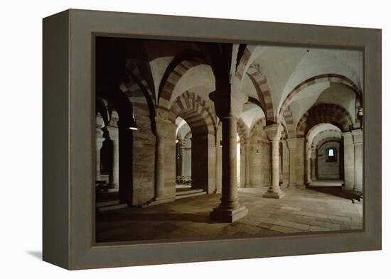 Crypt of Speyer Cathedral, Begun 1030 by Konrad II-null-Framed Premier Image Canvas