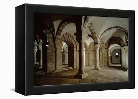 Crypt of Speyer Cathedral, Begun 1030 by Konrad II-null-Framed Premier Image Canvas