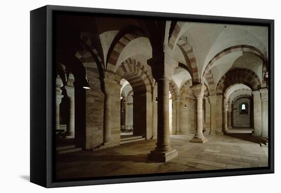Crypt of Speyer Cathedral, Begun 1030 by Konrad II-null-Framed Premier Image Canvas