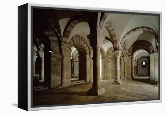 Crypt of Speyer Cathedral, Begun 1030 by Konrad II-null-Framed Premier Image Canvas