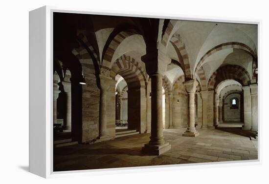 Crypt of Speyer Cathedral, Begun 1030 by Konrad II-null-Framed Premier Image Canvas