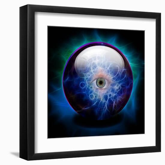 Crystal Ball-rolffimages-Framed Art Print