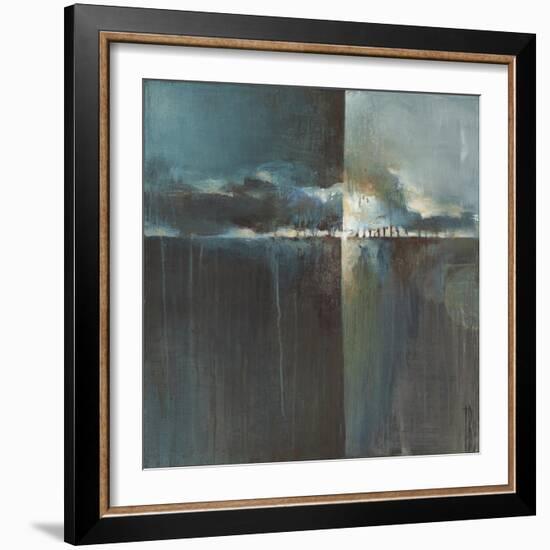 Crystal Blue Horizon-Terri Burris-Framed Art Print