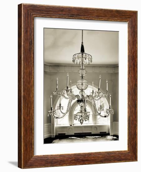 Crystal Chandelier-Mindy Sommers-Framed Giclee Print