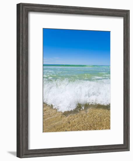 Crystal Clear Blue Sea at Surfers Paradise, Gold Coast, Queensland, Australia, Pacific-Matthew Williams-Ellis-Framed Photographic Print