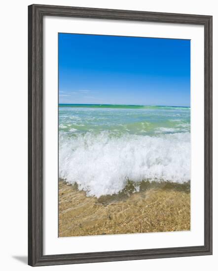 Crystal Clear Blue Sea at Surfers Paradise, Gold Coast, Queensland, Australia, Pacific-Matthew Williams-Ellis-Framed Photographic Print