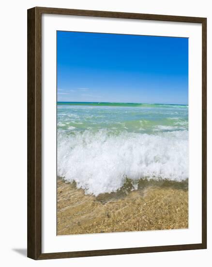 Crystal Clear Blue Sea at Surfers Paradise, Gold Coast, Queensland, Australia, Pacific-Matthew Williams-Ellis-Framed Photographic Print