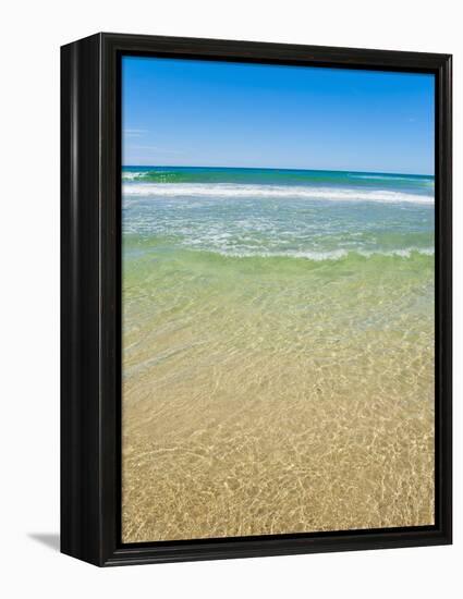 Crystal Clear Blue Sea at Surfers Paradise, Gold Coast, Queensland, Australia, Pacific-Matthew Williams-Ellis-Framed Premier Image Canvas