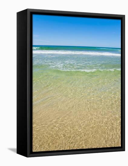 Crystal Clear Blue Sea at Surfers Paradise, Gold Coast, Queensland, Australia, Pacific-Matthew Williams-Ellis-Framed Premier Image Canvas