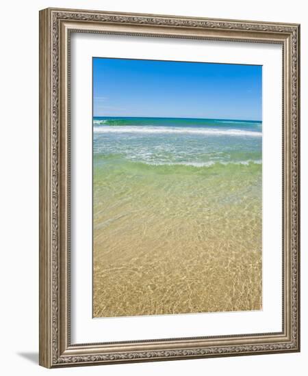 Crystal Clear Blue Sea at Surfers Paradise, Gold Coast, Queensland, Australia, Pacific-Matthew Williams-Ellis-Framed Photographic Print