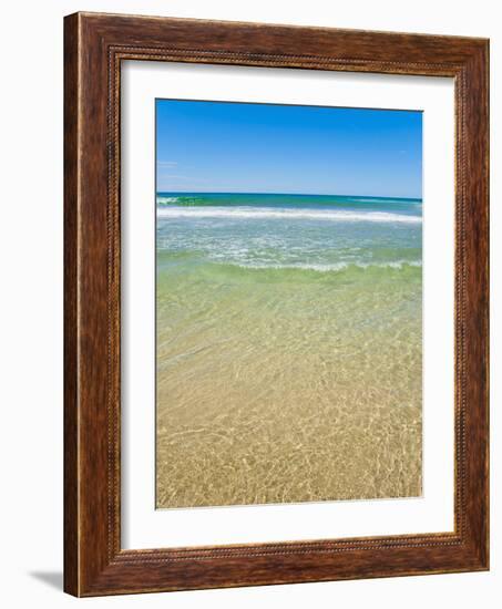 Crystal Clear Blue Sea at Surfers Paradise, Gold Coast, Queensland, Australia, Pacific-Matthew Williams-Ellis-Framed Photographic Print