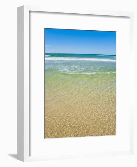 Crystal Clear Blue Sea at Surfers Paradise, Gold Coast, Queensland, Australia, Pacific-Matthew Williams-Ellis-Framed Photographic Print