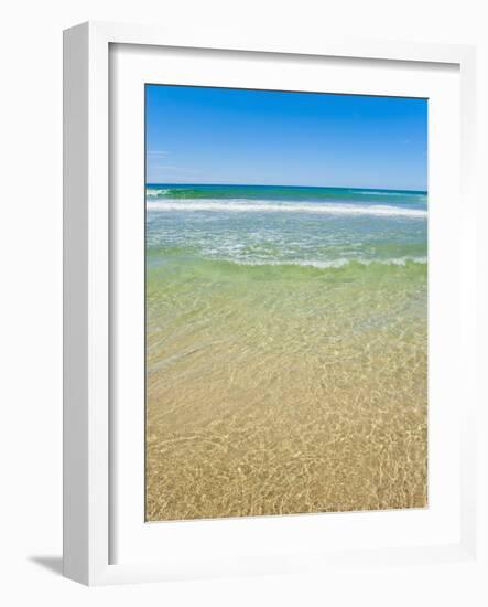 Crystal Clear Blue Sea at Surfers Paradise, Gold Coast, Queensland, Australia, Pacific-Matthew Williams-Ellis-Framed Photographic Print