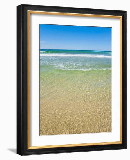 Crystal Clear Blue Sea at Surfers Paradise, Gold Coast, Queensland, Australia, Pacific-Matthew Williams-Ellis-Framed Photographic Print