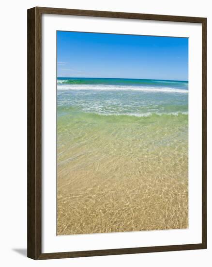 Crystal Clear Blue Sea at Surfers Paradise, Gold Coast, Queensland, Australia, Pacific-Matthew Williams-Ellis-Framed Photographic Print