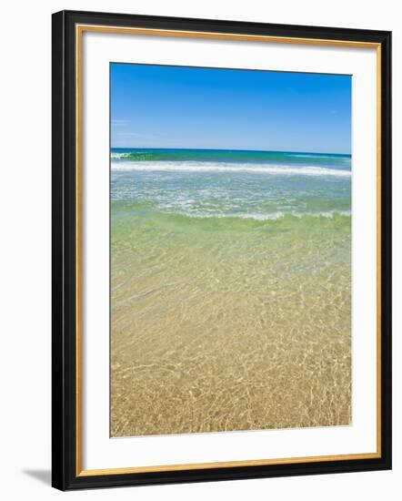 Crystal Clear Blue Sea at Surfers Paradise, Gold Coast, Queensland, Australia, Pacific-Matthew Williams-Ellis-Framed Photographic Print