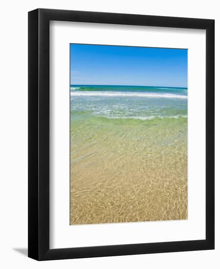 Crystal Clear Blue Sea at Surfers Paradise, Gold Coast, Queensland, Australia, Pacific-Matthew Williams-Ellis-Framed Photographic Print