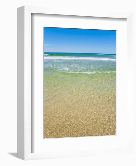 Crystal Clear Blue Sea at Surfers Paradise, Gold Coast, Queensland, Australia, Pacific-Matthew Williams-Ellis-Framed Photographic Print