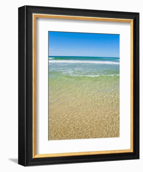 Crystal Clear Blue Sea at Surfers Paradise, Gold Coast, Queensland, Australia, Pacific-Matthew Williams-Ellis-Framed Photographic Print