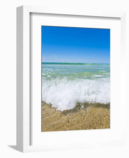 Crystal Clear Blue Sea at Surfers Paradise, Gold Coast, Queensland, Australia, Pacific-Matthew Williams-Ellis-Framed Photographic Print