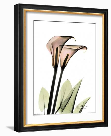 Crystal Flowers, Lily Pair-Albert Koetsier-Framed Art Print