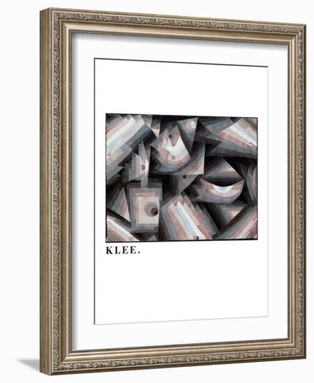 Crystal Gradation 1921-Paul Klee-Framed Photographic Print