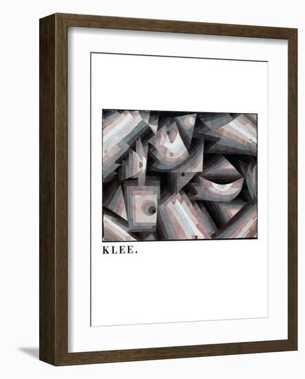 Crystal Gradation 1921-Paul Klee-Framed Photographic Print