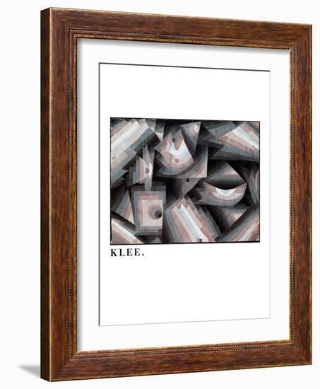 Crystal Gradation 1921-Paul Klee-Framed Photographic Print