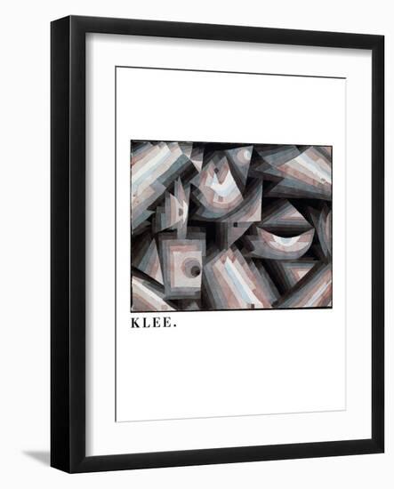 Crystal Gradation 1921-Paul Klee-Framed Photographic Print