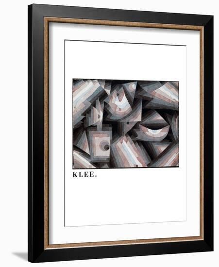 Crystal Gradation 1921-Paul Klee-Framed Photographic Print