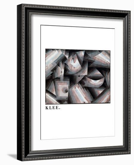 Crystal Gradation 1921-Paul Klee-Framed Photographic Print