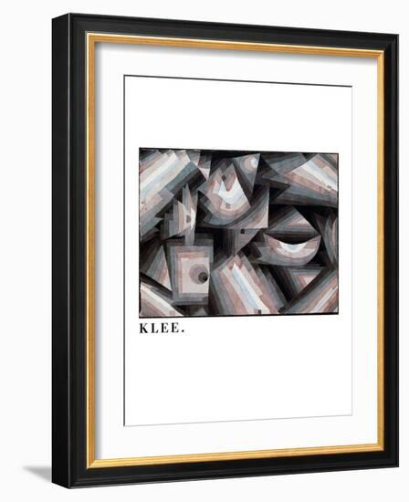 Crystal Gradation 1921-Paul Klee-Framed Photographic Print