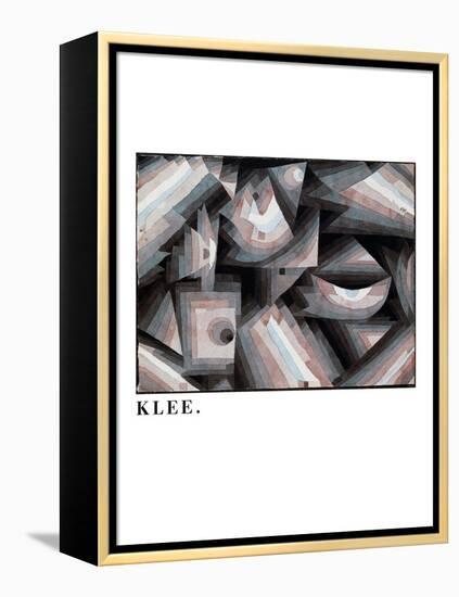 Crystal Gradation 1921-Paul Klee-Framed Premier Image Canvas