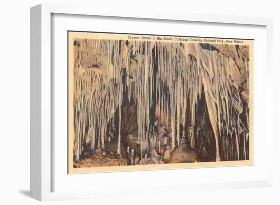 Crystal Grotto, Carlsbad Caverns, New Mexico-null-Framed Art Print