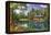 Crystal Lake Cabin-Dominic Davison-Framed Stretched Canvas