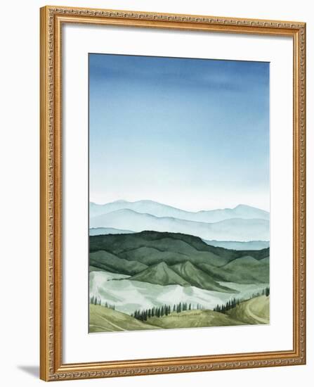 Crystal Landscape II-Grace Popp-Framed Art Print