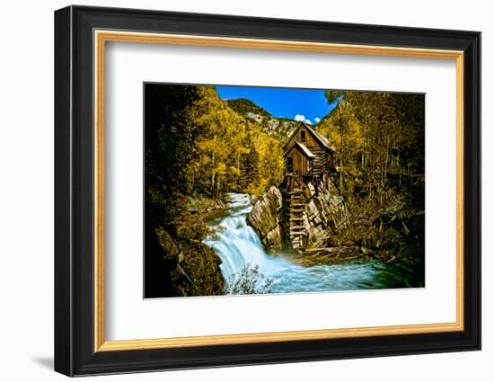 Crystal Mill Is an Old Ghost Town High Up in the Hills of the Maroon Bells, Colorado-Brad Beck-Framed Photographic Print