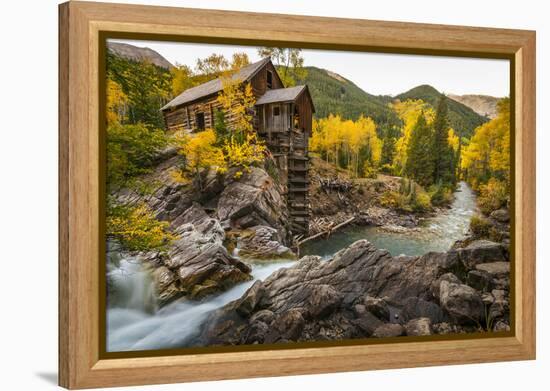 Crystal Mill Is One of the Major Iconic Shots of Colorado in Autumn-Jason J. Hatfield-Framed Premier Image Canvas