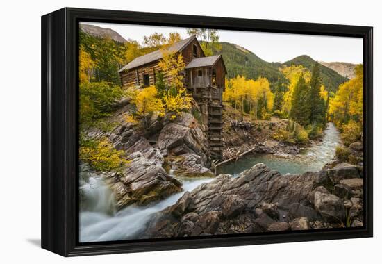 Crystal Mill Is One of the Major Iconic Shots of Colorado in Autumn-Jason J. Hatfield-Framed Premier Image Canvas