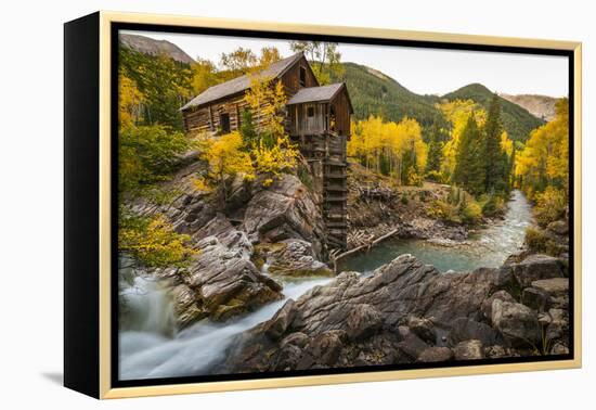 Crystal Mill Is One of the Major Iconic Shots of Colorado in Autumn-Jason J. Hatfield-Framed Premier Image Canvas