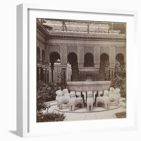 Crystal Palace : Cour des Lions de l'Alhambra de Grenade-Joseph Warren Zambra-Framed Giclee Print