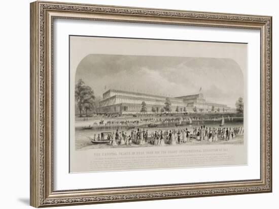 Crystal Palace in Hyde Park for the Great International Exhibition of 1851, pub. by Read and Co.-null-Framed Giclee Print