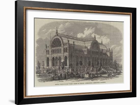 Crystal Palace of the Flora Society of Cologne, International Agricultural Exhibition-null-Framed Giclee Print