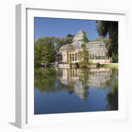 Crystal Palace (Palacio de Cristal), Retiro Park, Parque del Buen Retiro, Madrid, Spain, Europe-Markus Lange-Framed Photographic Print