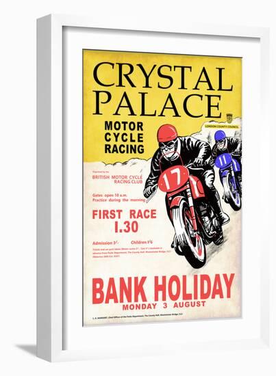 Crystal Palace Racing I-Mark Rogan-Framed Art Print