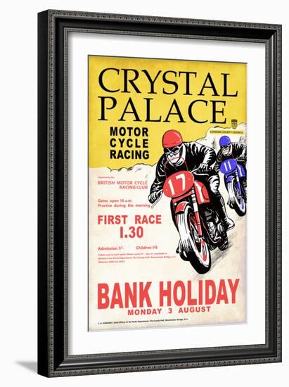 Crystal Palace Racing I-Mark Rogan-Framed Art Print