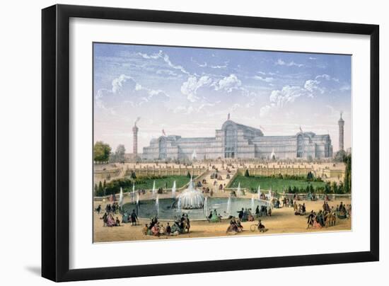 Crystal Palace, Sydenham, circa 1862-Achille-louis Martinet-Framed Giclee Print